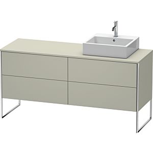 Duravit XSquare Duravit XSquare XS4924R6060 160x53.8x54.8cm, 4 pull-outs, right, Taupe silk matt