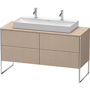 Duravit XSquare Waschtisch-Unterschrank XS4925M7575 140x53,8x54,8cm, 4 Schubkästen, Leinen