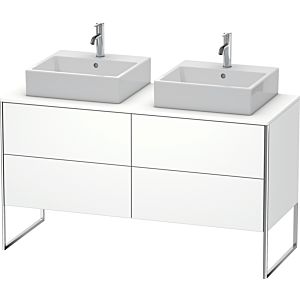 Duravit XSquare Waschtisch-Unterschrank XS4926B1818 140x53,8x54,8cm, 4 Auszüge, beidseitig, weiß matt