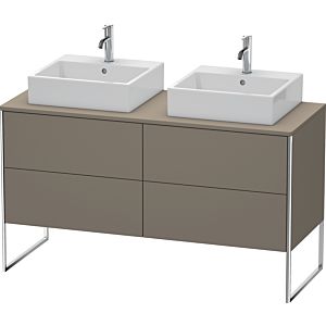 Duravit XSquare Duravit XSquare XS4926B9090 140x53.8x54.8cm, 4 pull-outs, both sides, flannel gray silk matt