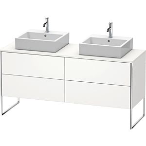 Duravit XSquare Waschtisch-Unterschrank XS4927B3636 160x53,8x54,8cm, 4 Auszüge, beidseitig, weiß seidenmatt