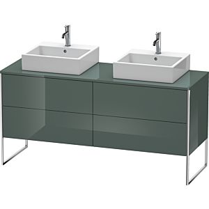 Duravit XSquare Duravit XSquare XS4927B3838 160x53.8x54.8cm, 4 pull-outs, both sides, Dolomiti Grey high gloss
