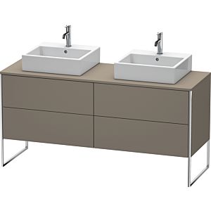 Duravit XSquare Duravit XSquare XS4927B9090 160x53.8x54.8cm, 4 pull-outs, both sides, flannel gray silk matt