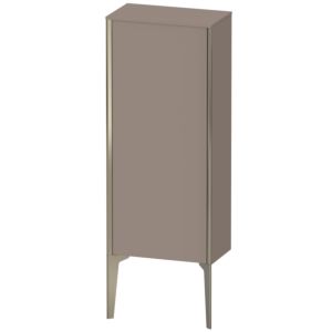 Duravit XViu Halbhochschrank XV1305LB143 40x24x89cm, champagner matt, Tür links, basalt matt