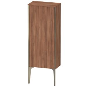 Duravit XViu Halbhochschrank XV1305LB179 40x24x89cm, champagner matt, Tür links, nussbaum natur