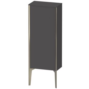 XViu Duravit high cabinet XV1305RB149 40x24x89cm, matt champagne, right door, matt graphite