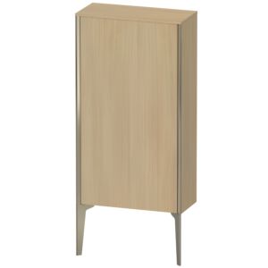 XViu Duravit high cabinet XV1306LB171 50x24x89cm, matt champagne, door on the left, mediterranean oak