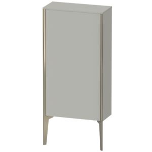 XViu Duravit high cabinet XV1306RB107 50x24x89cm, matt champagne, door on the right, matt concrete gray