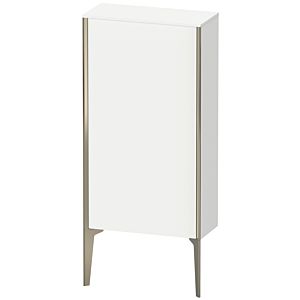 Duravit XViu Halbhochschrank XV1306RB118 50x24x89cm, champagner matt, Tür rechts, weiß matt