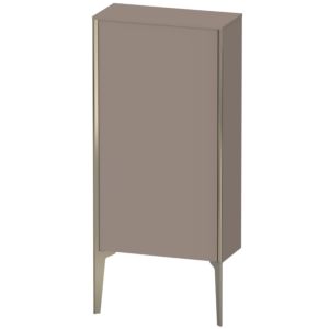 XViu Duravit 50x24x89cm de XV1306RB143 haute armoire, champagne mat, porte de droite, le basalte mat