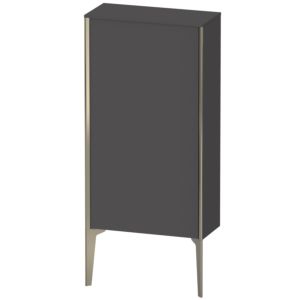 XViu Duravit high cabinet XV1306RB149 50x24x89cm, matt champagne, door on the right, matt graphite