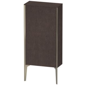 Duravit XViu Halbhochschrank XV1306RB172 50x24x89cm, champagner matt, Tür rechts, eiche dunkel gebürstet