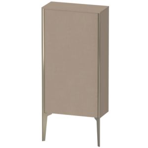 XViu Duravit high cabinet XV1306RB175 50x24x89cm, matt champagne, door on the right, linen