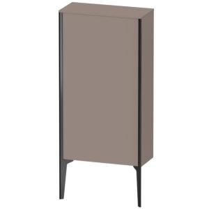 XViu Duravit high cabinet XV1306RB243 50x24x89cm, matt black, door on the right, matt basalt