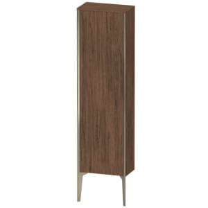 Duravit XViu Halbhochschrank XV1315LB121 40x24x133cm, champagner matt, Tür links, nussbaum dunkel