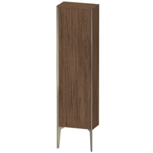 XViu Duravit high cabinet XV1315RB121 40x24x133cm, matt champagne, door on the right, dark walnut