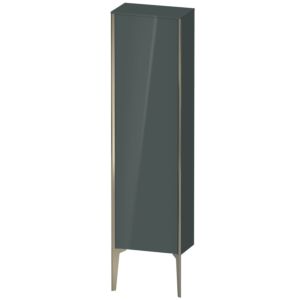 XViu Duravit high cabinet XV1315RB138 40x24x133cm, matt champagne, door on the right, dolomiti gray high-gloss