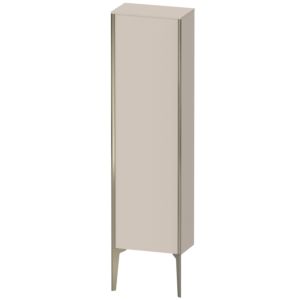Duravit XViu Halbhochschrank XV1315RB191 40x24x133cm, champagner matt, Tür rechts, taupe matt