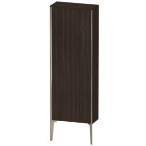 XViu Duravit high cabinet XV1316LB169 50x24x133cm, matt champagne, door on the left, brushed walnut