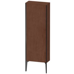 XViu Duravit armoire XV1316LB213 50x133x24cm, 2000 , noir mat, charnière à gauche, noyer américain