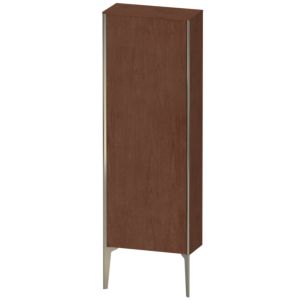 XViu Duravit high cabinet XV1316RB113 50x24x133cm, matt champagne, door on the right, American walnut