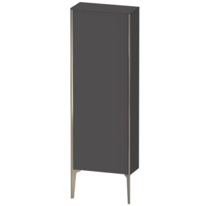 XViu Duravit high cabinet XV1316RB149 50x24x133cm, matt champagne, door on the right, matt graphite