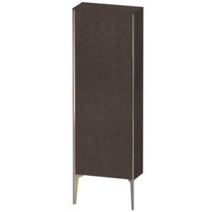 XViu Duravit 50x24x133cm de XV1316RB172 haute armoire, champagne mat, porte à droite, brossé chêne foncé