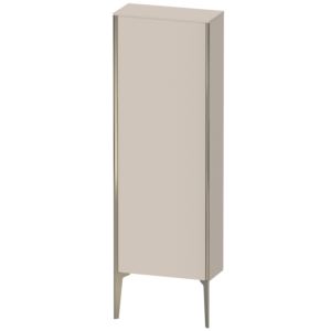 XViu Duravit 50x24x133cm de XV1316RB191 haute armoire, champagne mat, porte à droite, mat taupe