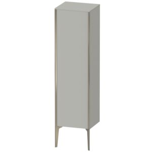 Duravit XViu Halbhochschrank XV1325LB107 40x36x133cm, champagner matt, Tür links, betongrau matt