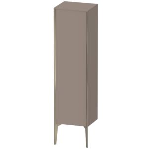 Duravit XViu Halbhochschrank XV1325LB143 40x36x133cm, champagner matt, Tür links, basalt matt