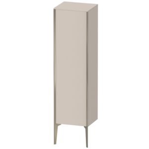 Duravit XViu Halbhochschrank XV1325LB191 40x36x133cm, champagner matt, Tür links, taupe matt