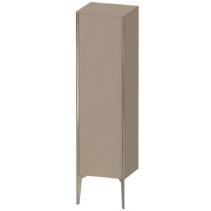 XViu Duravit 40x36x133cm de XV1325RB175 haute armoire, champagne mat, porte à droite, linge