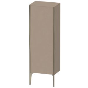 Duravit XViu Halbhochschrank XV1326LB175 50x36x133cm, champagner matt, Tür links, leinen