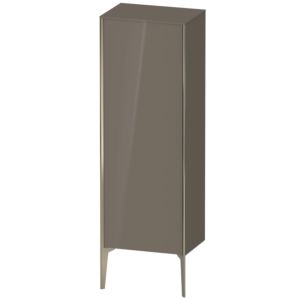 XViu Duravit haute XV1326LB189 50x36x133cm, champagne mat, porte à gauche, gris flanelle brillant