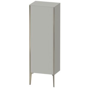 Duravit XViu Halbhochschrank XV1326RB107 50x36x133cm, champagner matt, Tür rechts, betongrau matt
