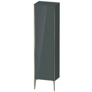 Duravit XViu Hochschrank XV1336LB138 50x36x177cm, champagner matt, Tür links, dolomiti grey hochglanz
