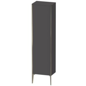 Duravit XViu cabinet XV1336RB149 50x36x177cm, matt champagne, door on the right, matt graphite