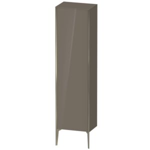 Duravit XViu Hochschrank XV1336RB189 50x36x177cm, champagner matt, Tür rechts, flannel grey hochglanz