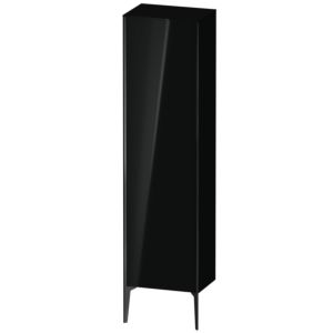 Duravit XViu XV1336RB240 50x36x177cm, noir mat, porte à droite, noir brillant