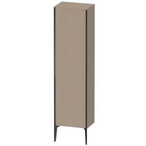 Duravit XViu XV1336RB275 50x36x177cm, noir mat, porte à droite, lin