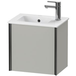 Duravit XViu vanity unit XV4024RB207 41x29x40cm, wall-hung, matt black, stop on the right, matt concrete gray