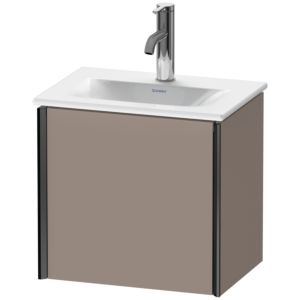 Duravit XViu vanity unit XV4030LB243 43x31x39.7cm, 2000 door, matt black, left, matt basalt