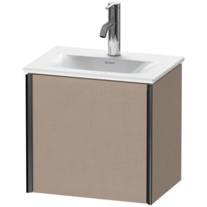 Duravit XViu vanity unit XV4030LB275 43x31x39.7cm, 2000 door, matt black, left, linen