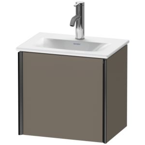 XViu Duravit vasque XV4030LB290 43x31x39,7cm, 2000 , noir mat, gauche, flanelle gris soie mat