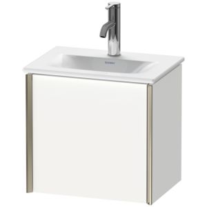 XViu Duravit vasque XV4030RB118 43x31x39,7cm, 2000 , champagne mat, porte à droite, blanc mat