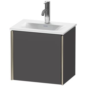 Duravit XViu vanity unit XV4030RB149 43x31x39.7cm, 2000 door, matt champagne, door on the right, matt graphite