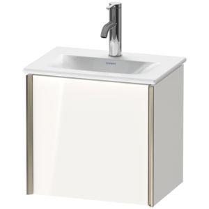 Duravit XViu vanity unit XV4030RB185 43x31x39.7cm, 2000 door, champagne matt, door on the right, white high gloss