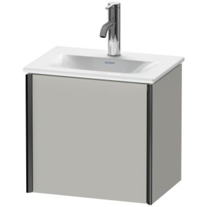 Duravit XViu Waschtisch-Unterschrank XV4030RB207 43x31x39,7cm, 1 Tür, schwarz matt, rechts, betongrau matt
