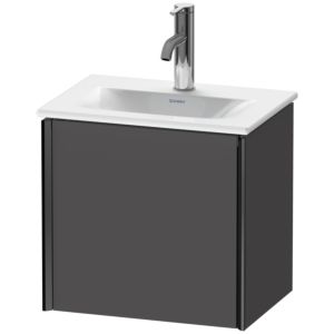 Duravit XViu vanity unit XV4030RB249 43x31x39.7cm, 2000 door, matt black, right, matt graphite