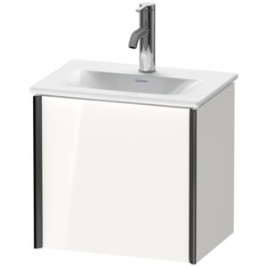 Duravit XViu vanity unit XV4030RB285 43x31x39.7cm, 2000 door, black matt, right, white high gloss